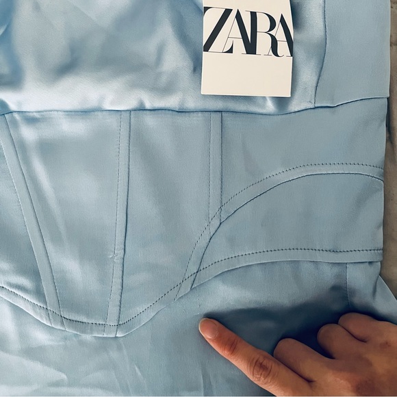 ZARA NWT CORSETRY SLIP DRESS - Picture 11 of 11
